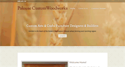 Desktop Screenshot of palousecustomwoodworks.com