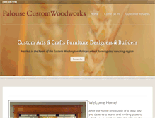 Tablet Screenshot of palousecustomwoodworks.com